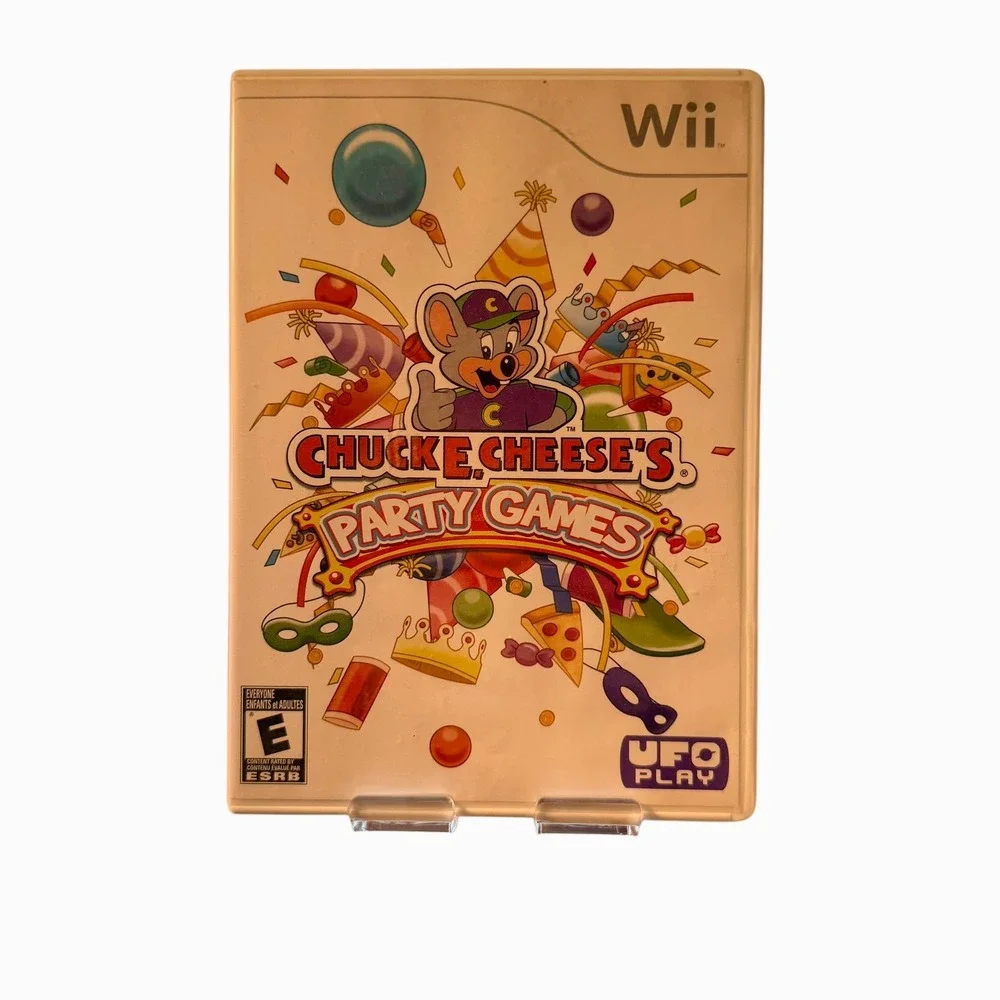 Chuck E. Cheese's Party Games Nintendo Wii UFO Interactive 18 Games in 1